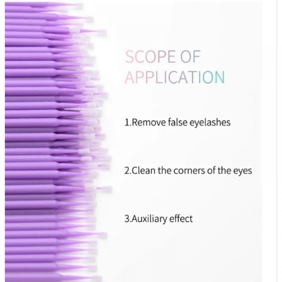 Micro Brush Aplicator Small Για Βλεφαρίδες 100 τεμ. Micro Brush Aplicator Small Για Βλεφαρίδες 100 τεμ.