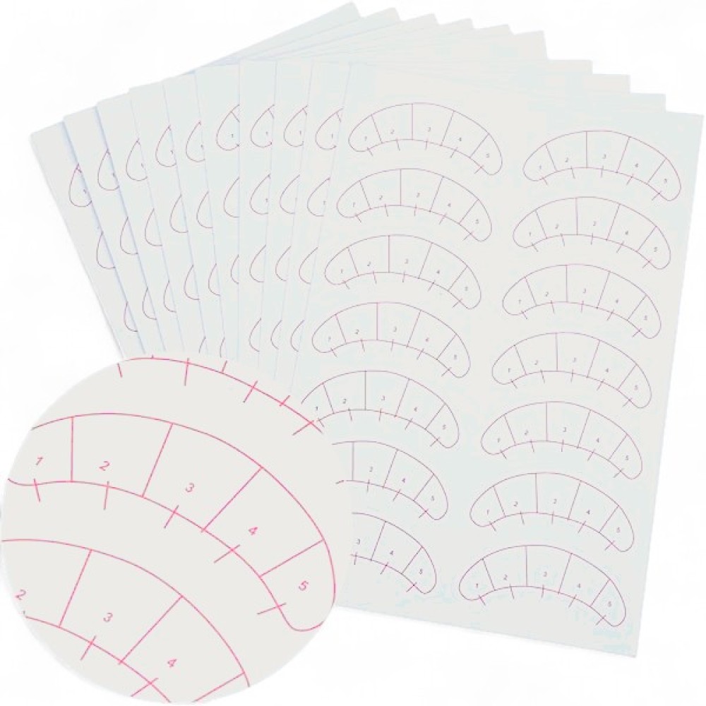 Αυτοκόλλητα Χαρτογράφησης για Extensions Βλεφαρίδων (140 τεμ.) - Mari's Étoile