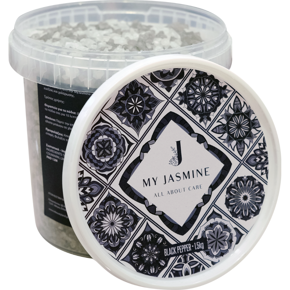  Άλατα Μπάνιου My Jasmine - Black Pepper 1.5Kg
