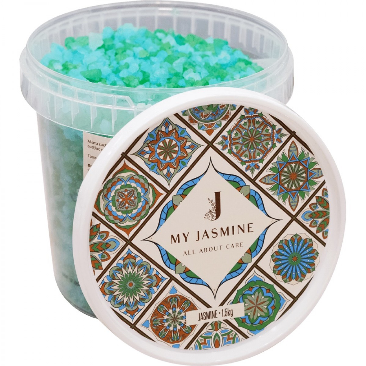 Άλατα Μπάνιου My Jasmine Mε Glitter - Jasmine 1.5Kg Άλατα Μπάνιου My Jasmine Mε Glitter - Jasmine 1.5Kg